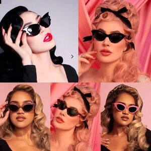 Vixen by Micheline Pitt Fashion Doll and La Femme En Noir Vamp Sunglasses Lot